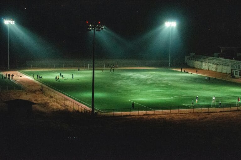 LED verlichting voetbalveld
